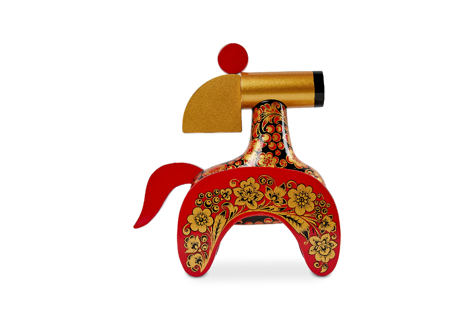 Золотой/Черный/Красный