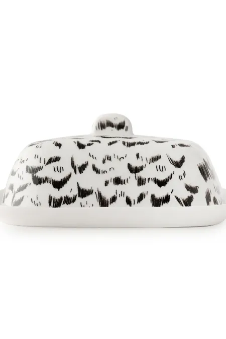 Масленка, коллекция «Перья на черном»