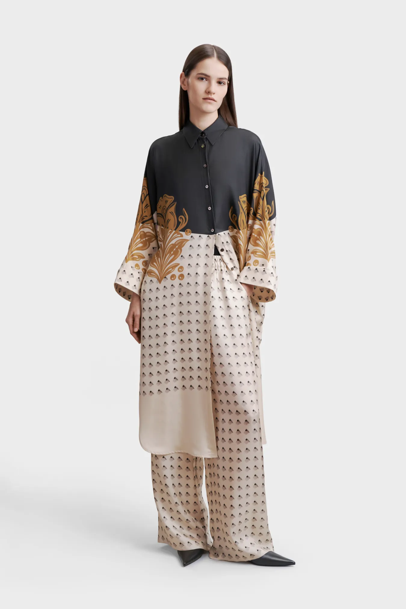 Брюки из премиального шелка