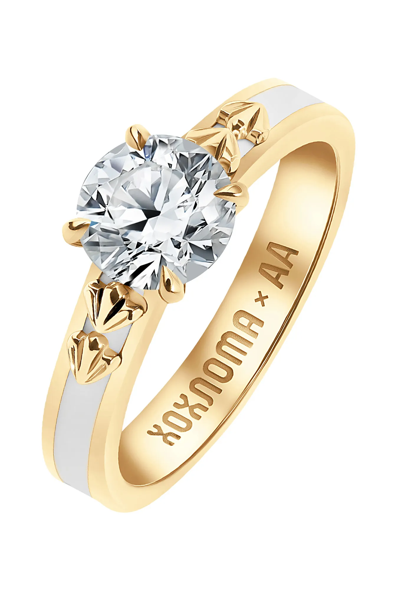 Кольцо из золота 750 пробы с бриллиантом