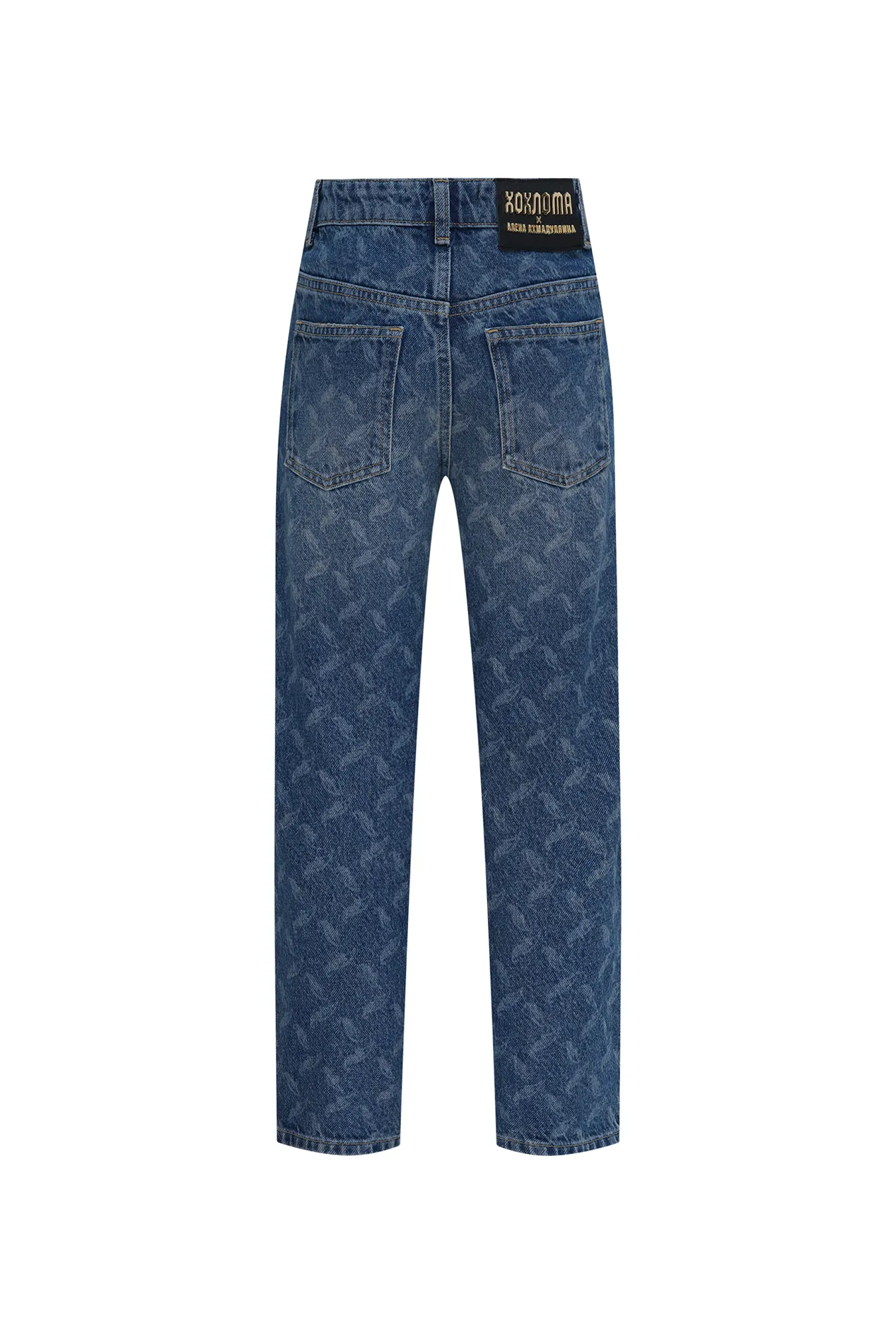 Детские джинсы с паттерном